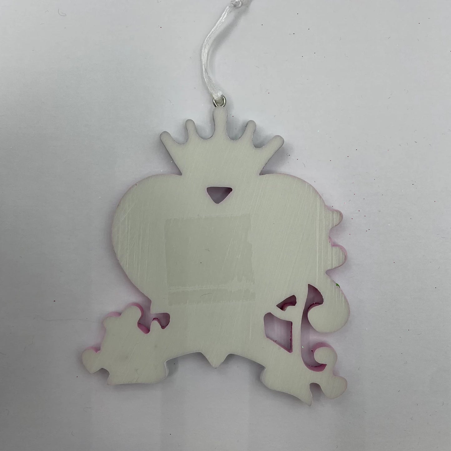 Princess Heart Personalized Christmas Ornament