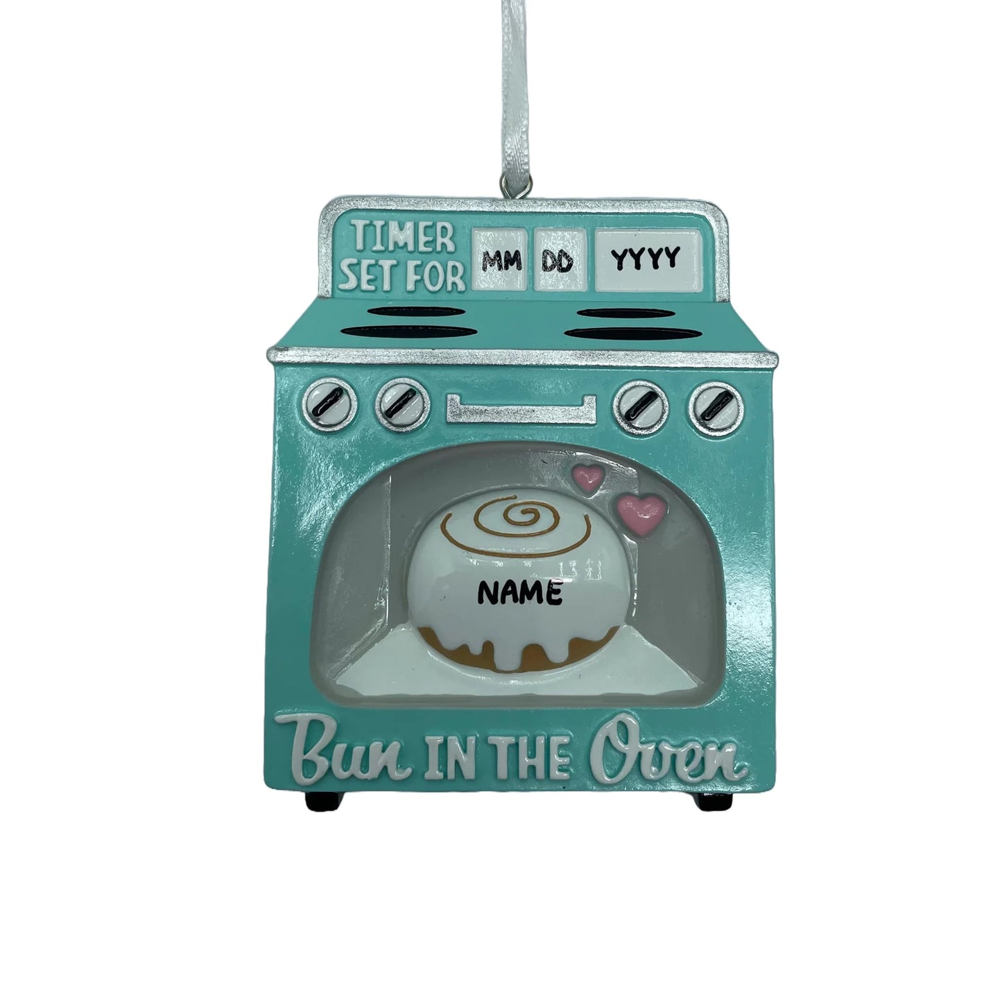 Bun In the Oven Ornament Personalized Christmas Ornament We are Expecting, Expecting Parent, Mom To Be, Baby Announcement Christmas Ornament