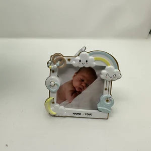 Personalized Baby's First Christmas Picture Frame Christmas