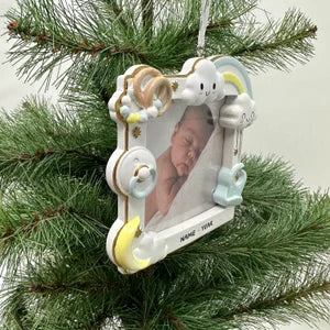 Personalized Baby's First Christmas Picture Frame Christmas