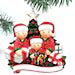 Opening Presents Family Ornament Personalized Ornament Family of 2 3 4 5 6 Christmas Ornament Holiday Gift Custom - Family of 2 Ornaments