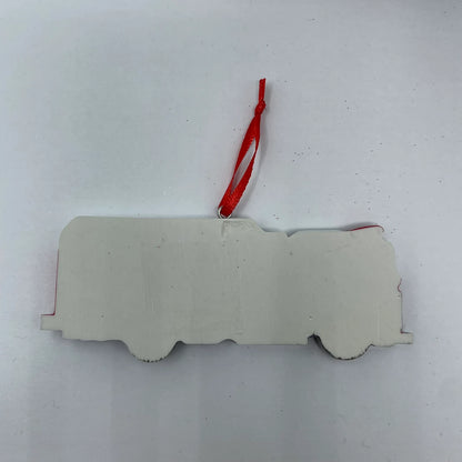 Red Fire Truck Ornamen