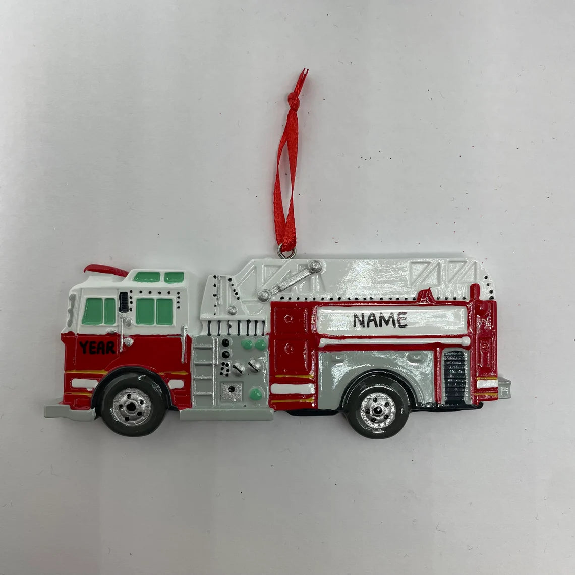 Red Fire Truck Ornamen