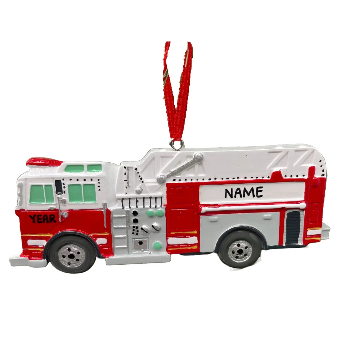 Red Fire Truck Ornamen