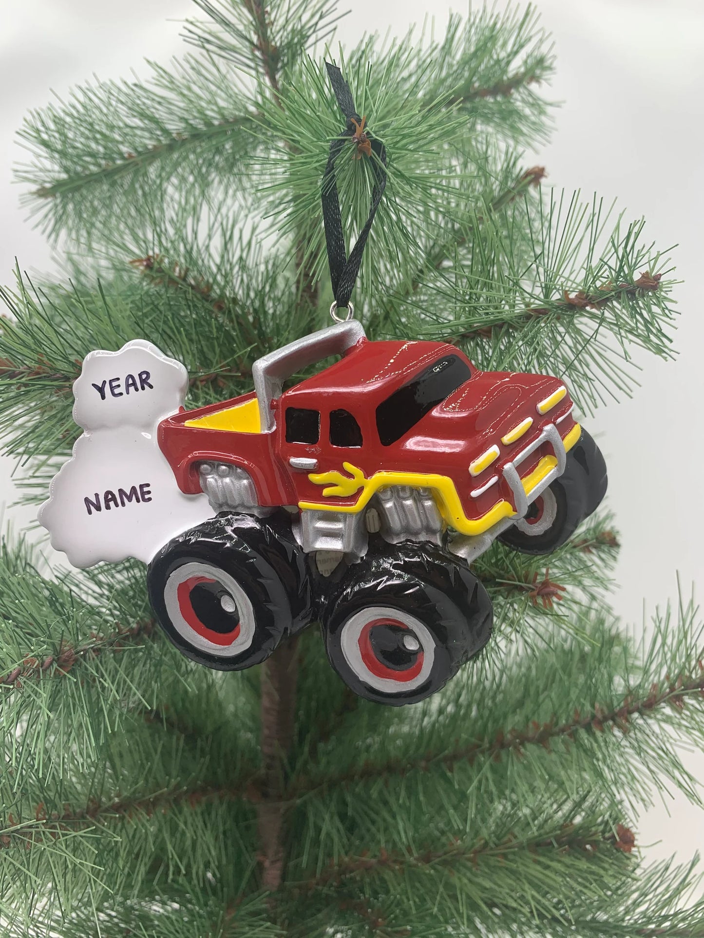 Red Monster Truck