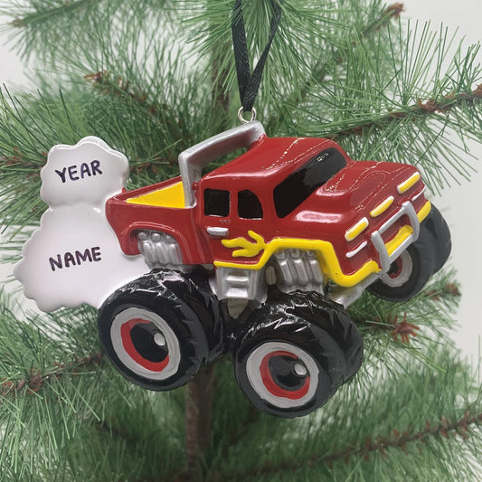 Red Monster Truck