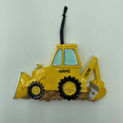 Excavator Ornament Backhoe