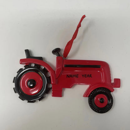 Green Tractor Ornament