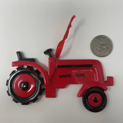 Green Tractor Ornament