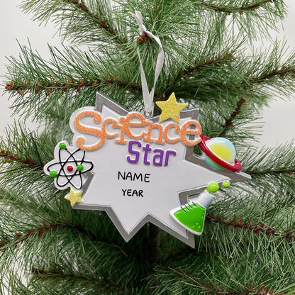 Science Star Ornament School Kid