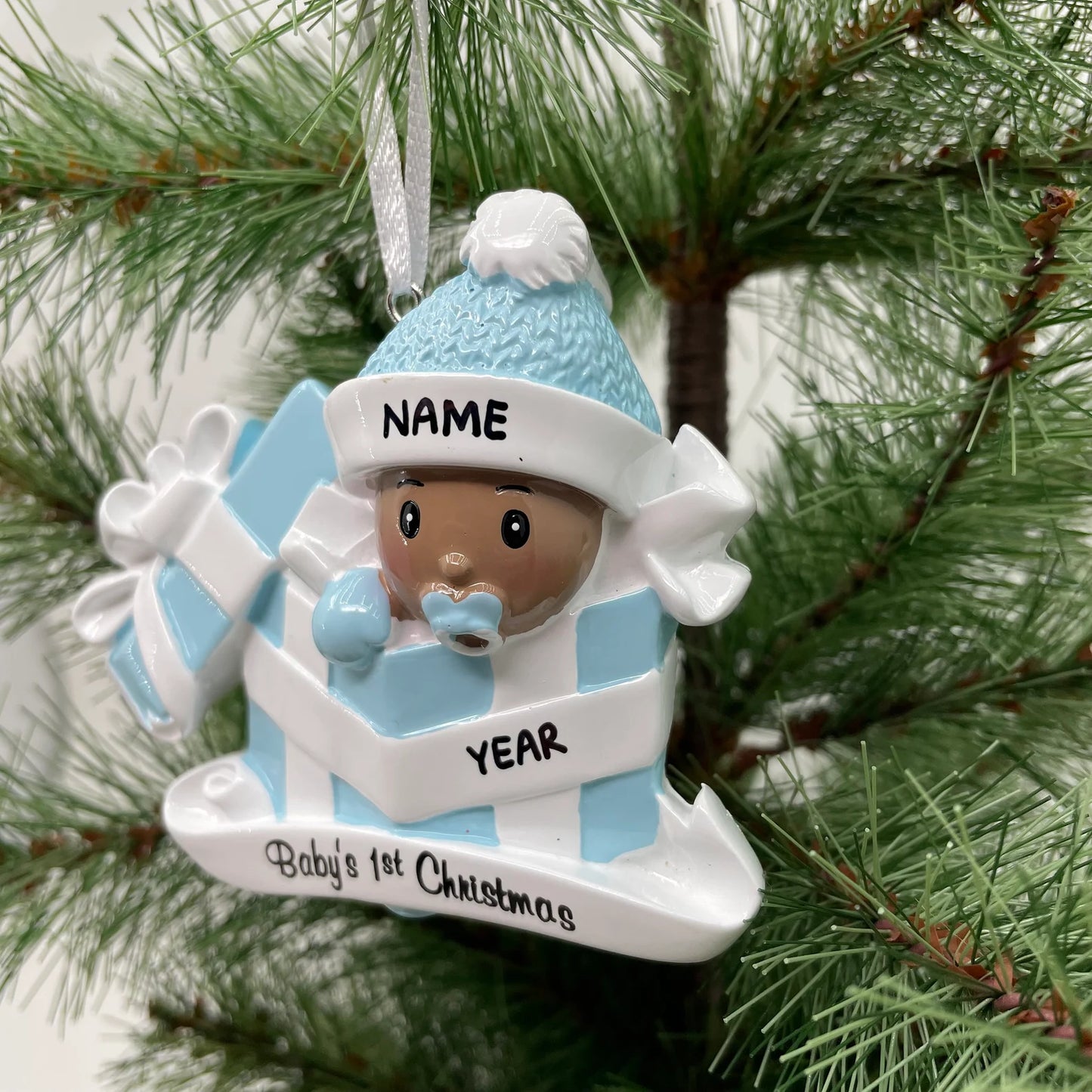 Personalized African American Baby Boy