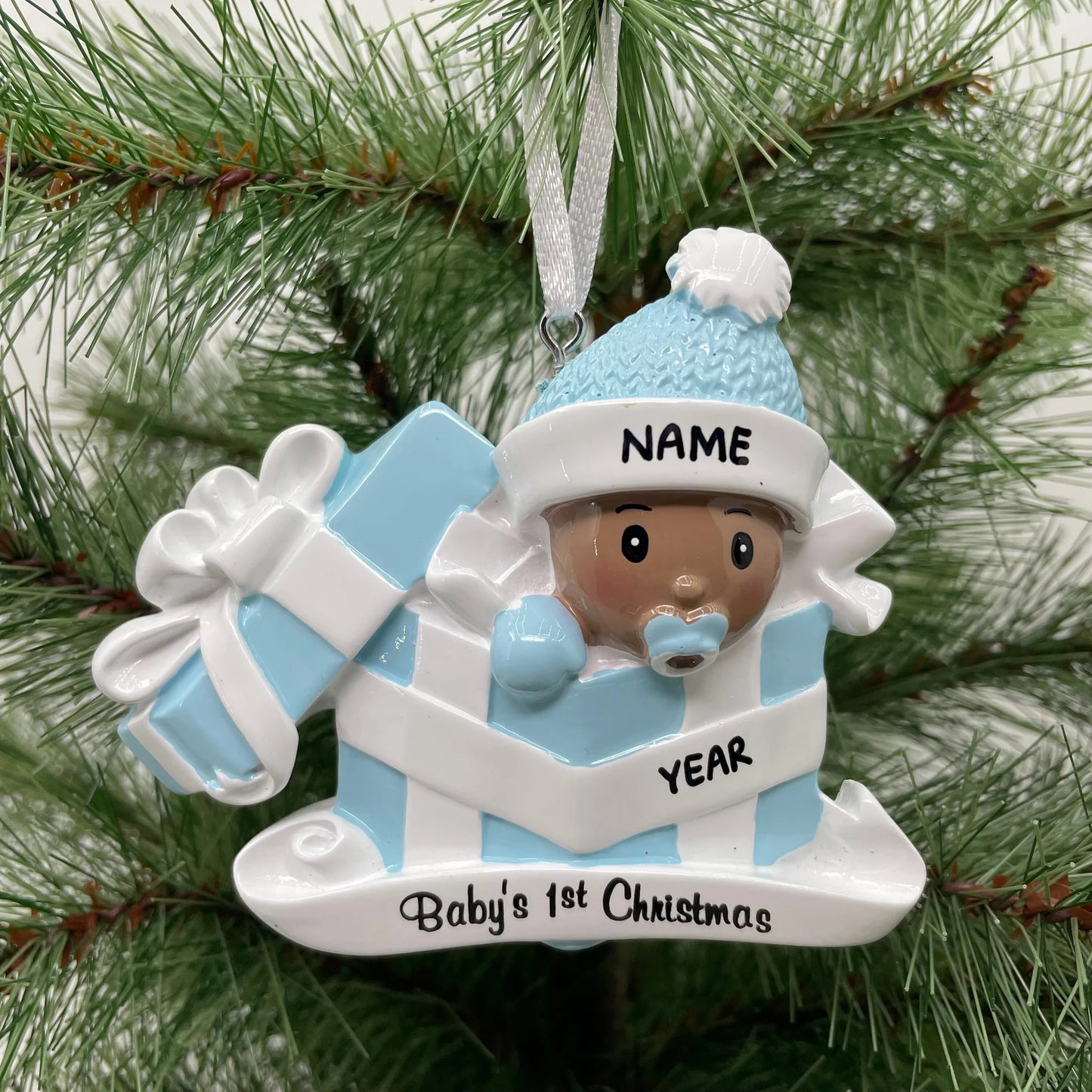 Personalized African American Baby Boy