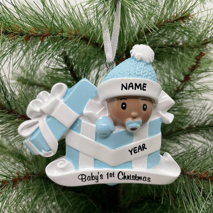 Personalized African American Baby Boy