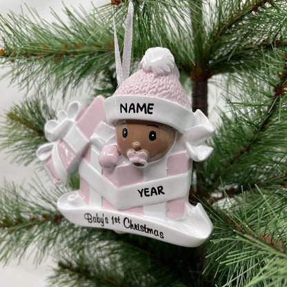 Personalized African American Baby Girl