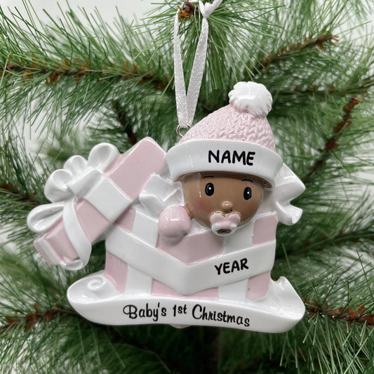 Personalized African American Baby Girl