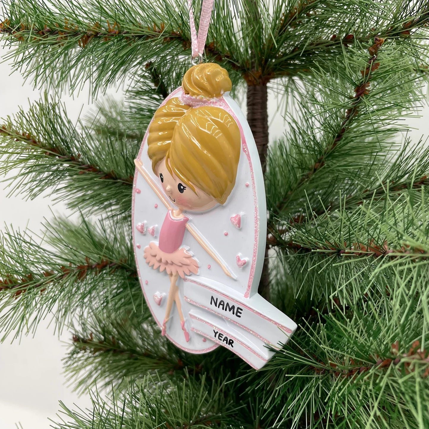 Ballerina Girl Personalized Ornament