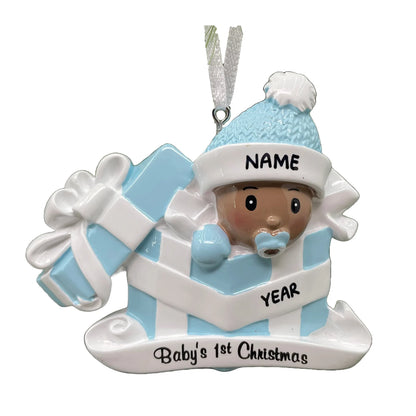 Personalized African American Baby Boy