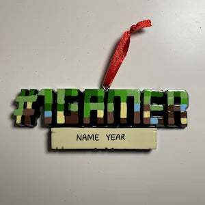 Gamer Ornament Personalized Christmas Ornament