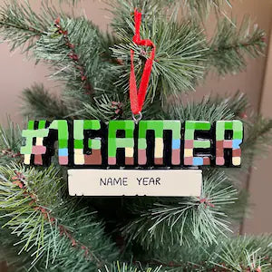 Gamer Ornament Personalized Christmas Ornament