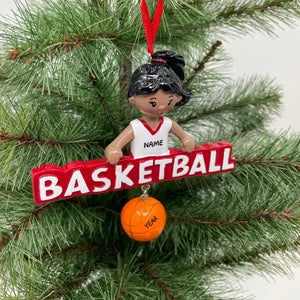 African American Basketball Girl