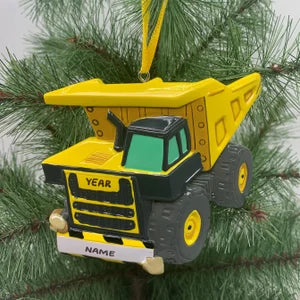 Yellow Truck Dump Truck Construction