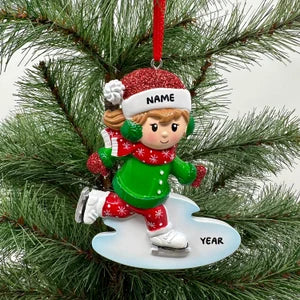 Ice Skater Ice Skater Ornament Girl