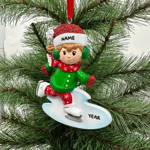 Ice Skater Ice Skater Ornament Girl