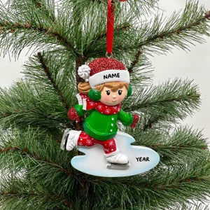 Ice Skater Ice Skater Ornament Girl