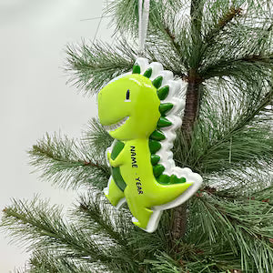 Cutesy Green Dinosaur Dino Trex