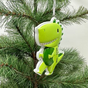 Cutesy Green Dinosaur Dino Trex