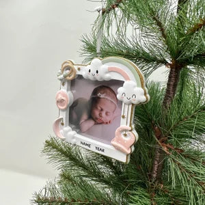 Personalized Baby's First Christmas Picture Frame Christmas