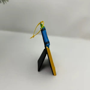 Crayon Picture Frame Christmas