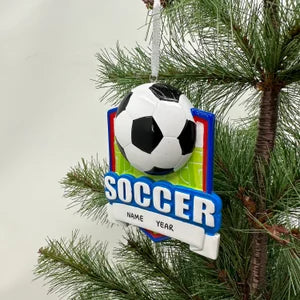 Soccer Shield Ornament Sports Ornament