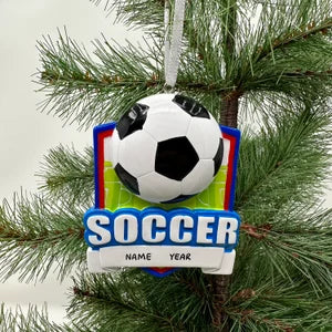 Soccer Shield Ornament Sports Ornament