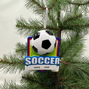 Soccer Shield Ornament Sports Ornament