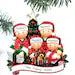 Opening Presents Family Ornament Personalized Ornament Family of 2 3 4 5 6 Christmas Ornament Holiday Gift Handwritten Ornament- Family of 3