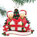 Opening Presents Family Ornament Personalized Ornament Family of 2 3 4 5 6 Christmas Ornament Holiday Gift - Family of 6