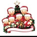 Opening Presents Family Ornament Personalized Ornament Family of 2 3 4 5 6 Christmas Ornament Holiday Gift - Family of 6