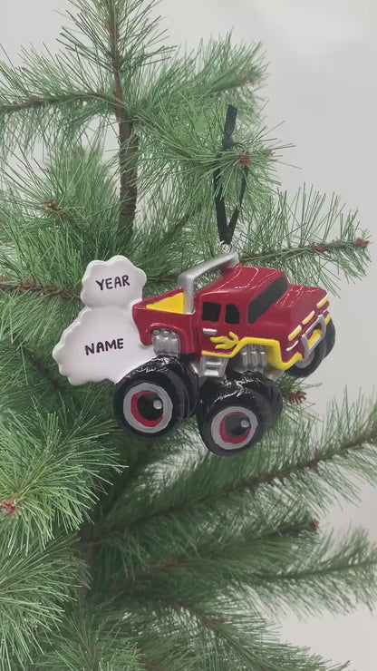 Red Monster Truck