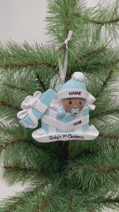 Personalized African American Baby Boy