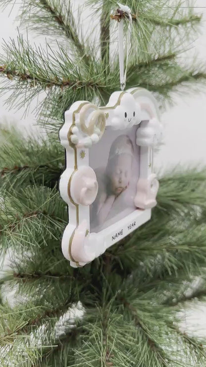 Personalized Baby's First Christmas Picture Frame Christmas