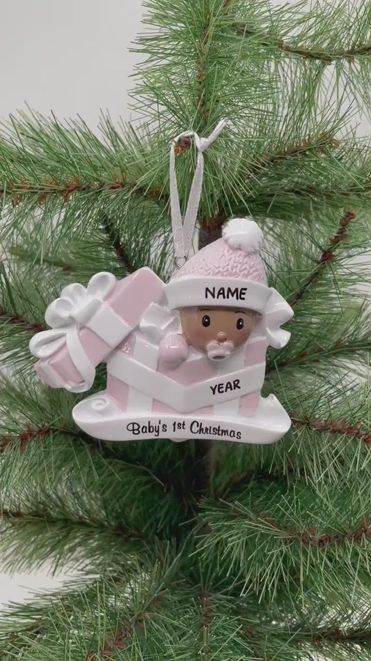 Personalized African American Baby Girl