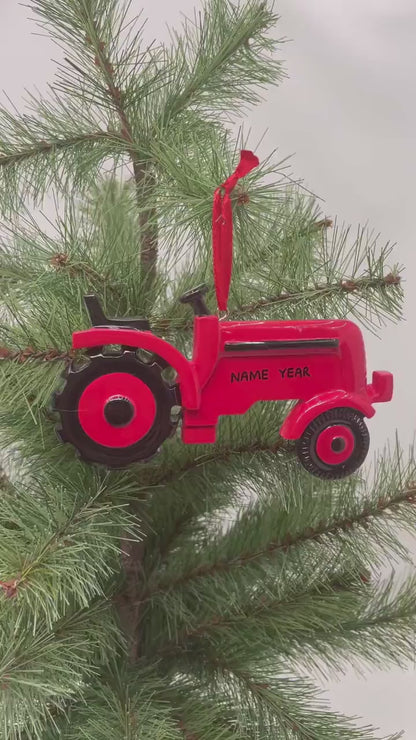 Green Tractor Ornament