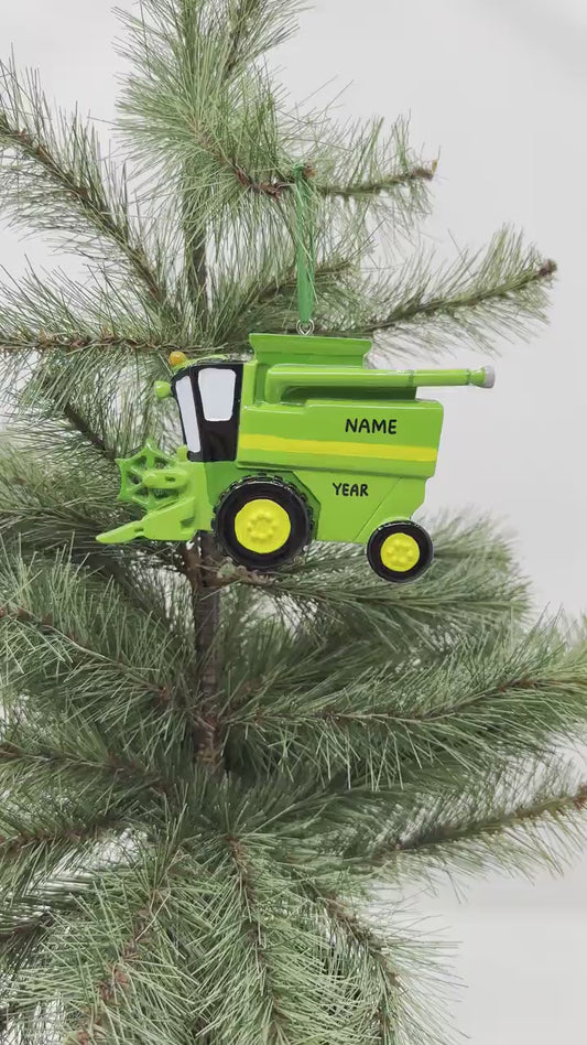 Farmers Ornament Combine Harvester